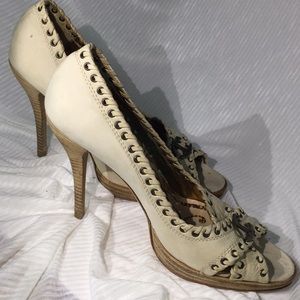 Just Cavalli leather heels excellent condition